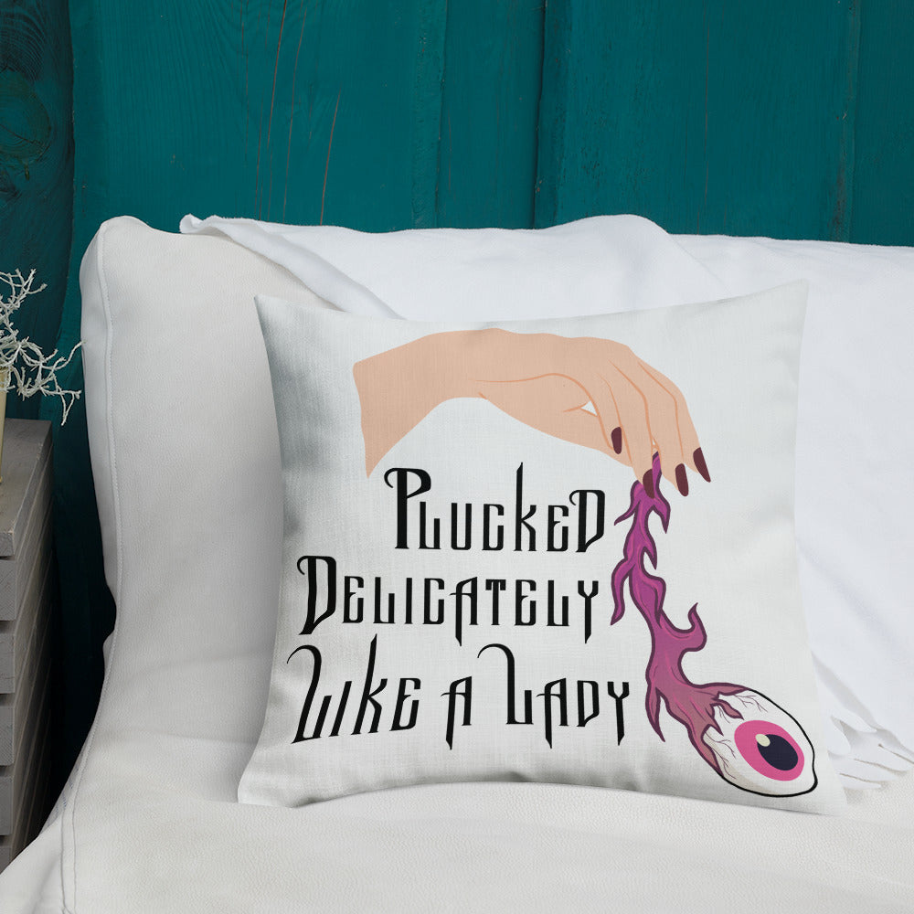 Large Plucked Eye Pillow 20" x 20"