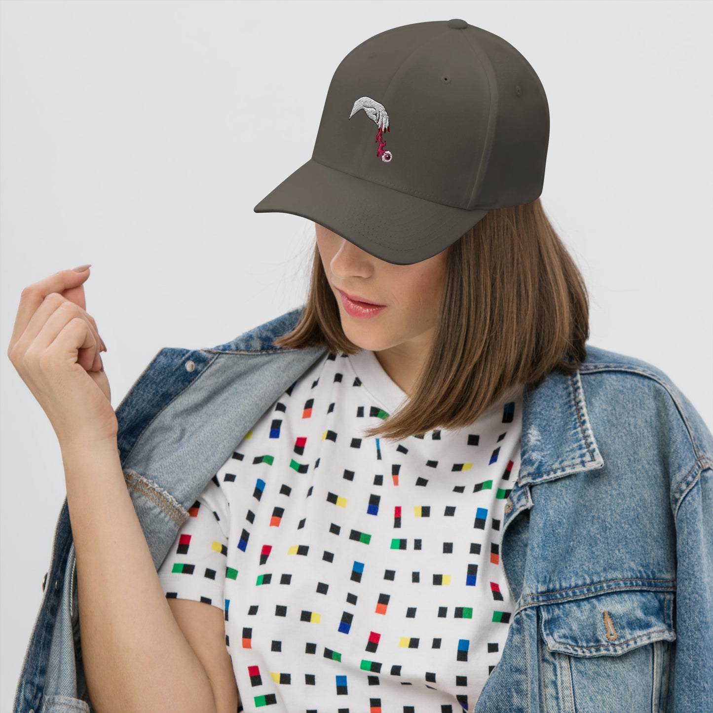 Plucked Eye Structured Cap