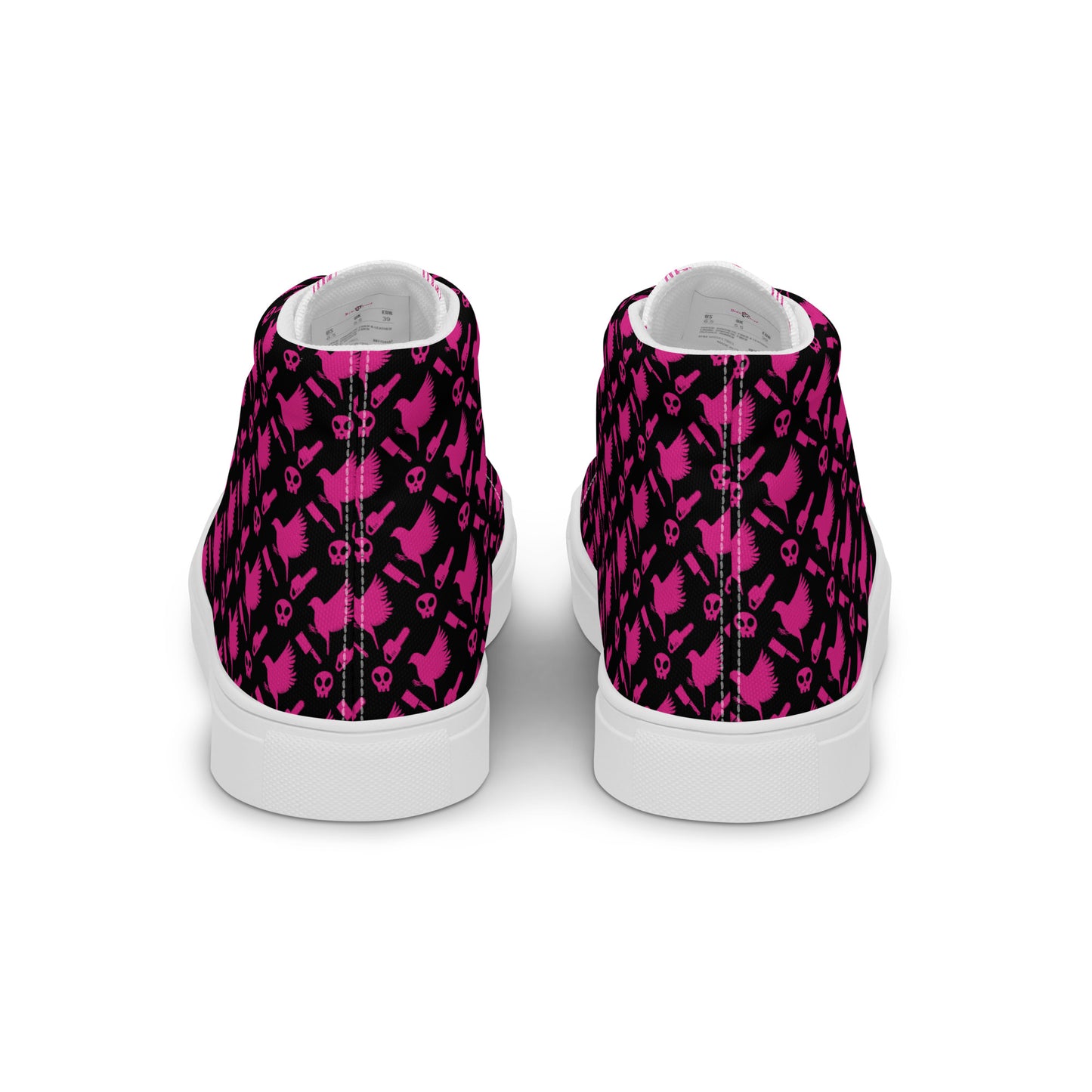 Black B&B Women’s high top canvas shoes