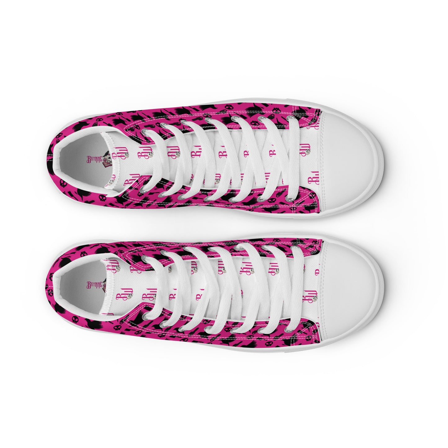 Pink B&B Women’s high top canvas shoes