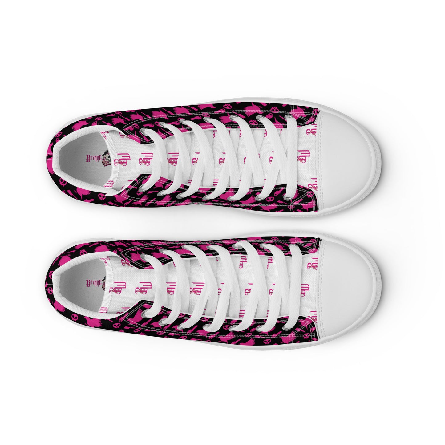 Black B&B Women’s high top canvas shoes