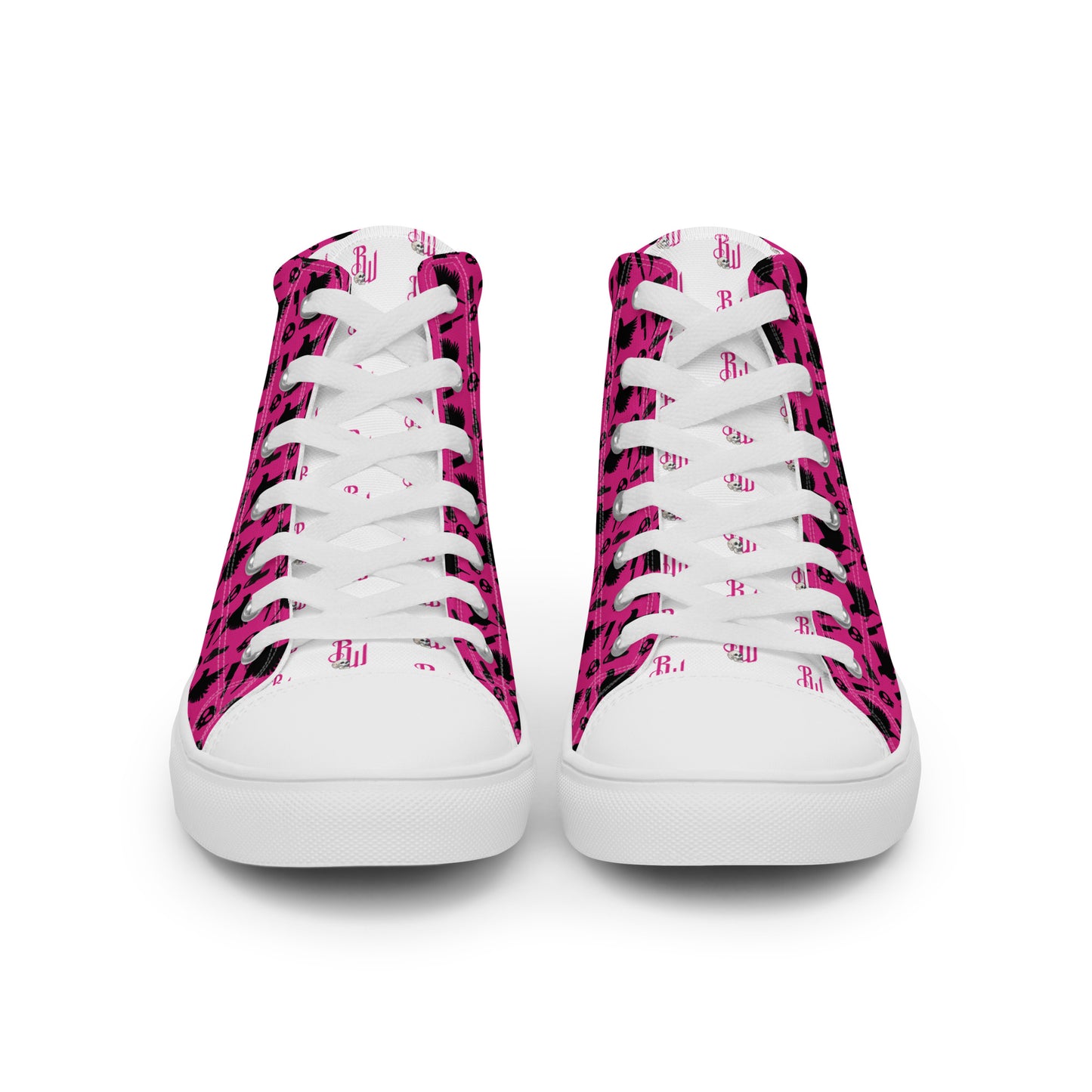 Pink B&B Women’s high top canvas shoes