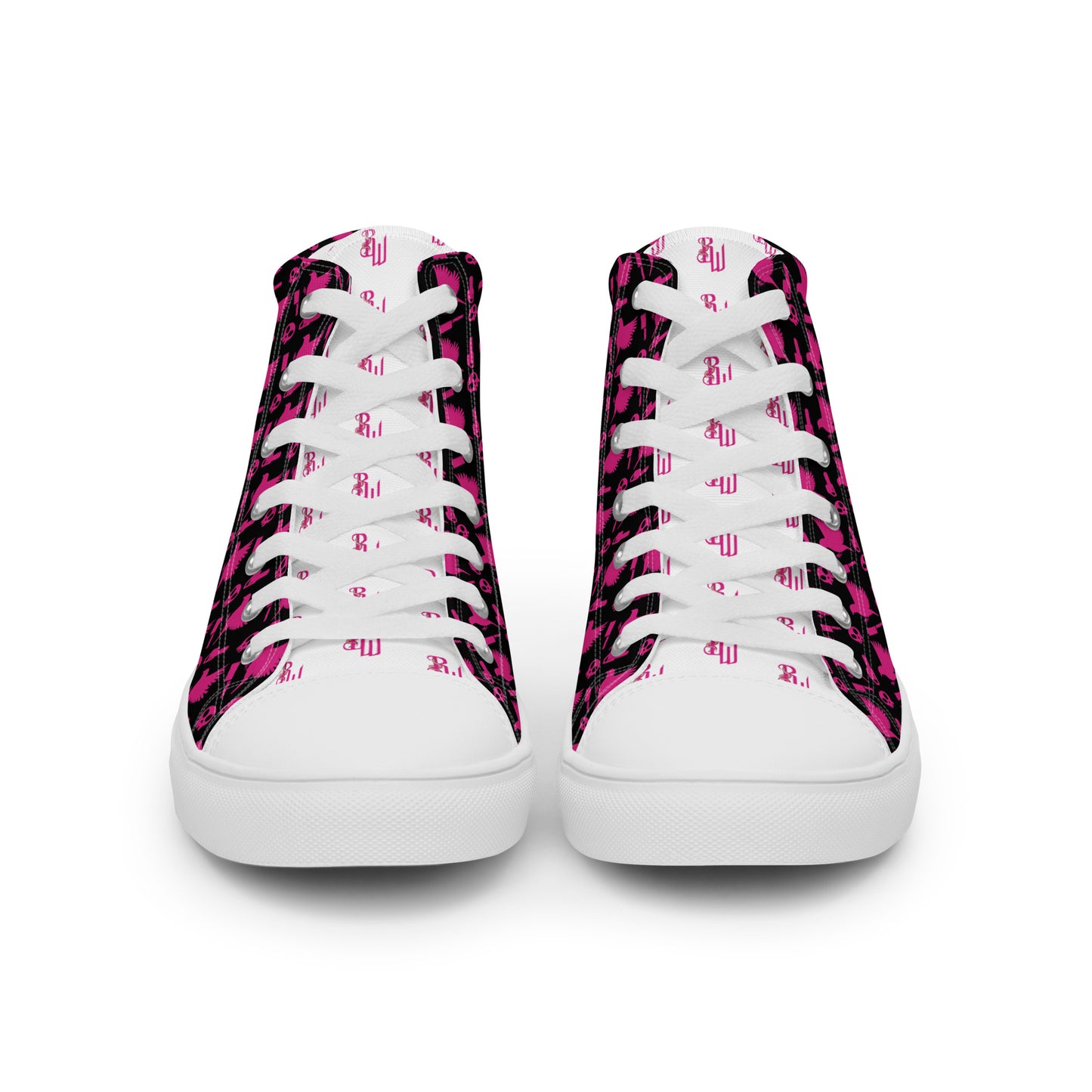 Black B&B Women’s high top canvas shoes