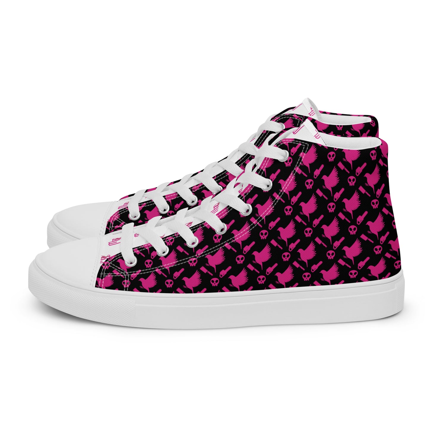 Black B&B Women’s high top canvas shoes