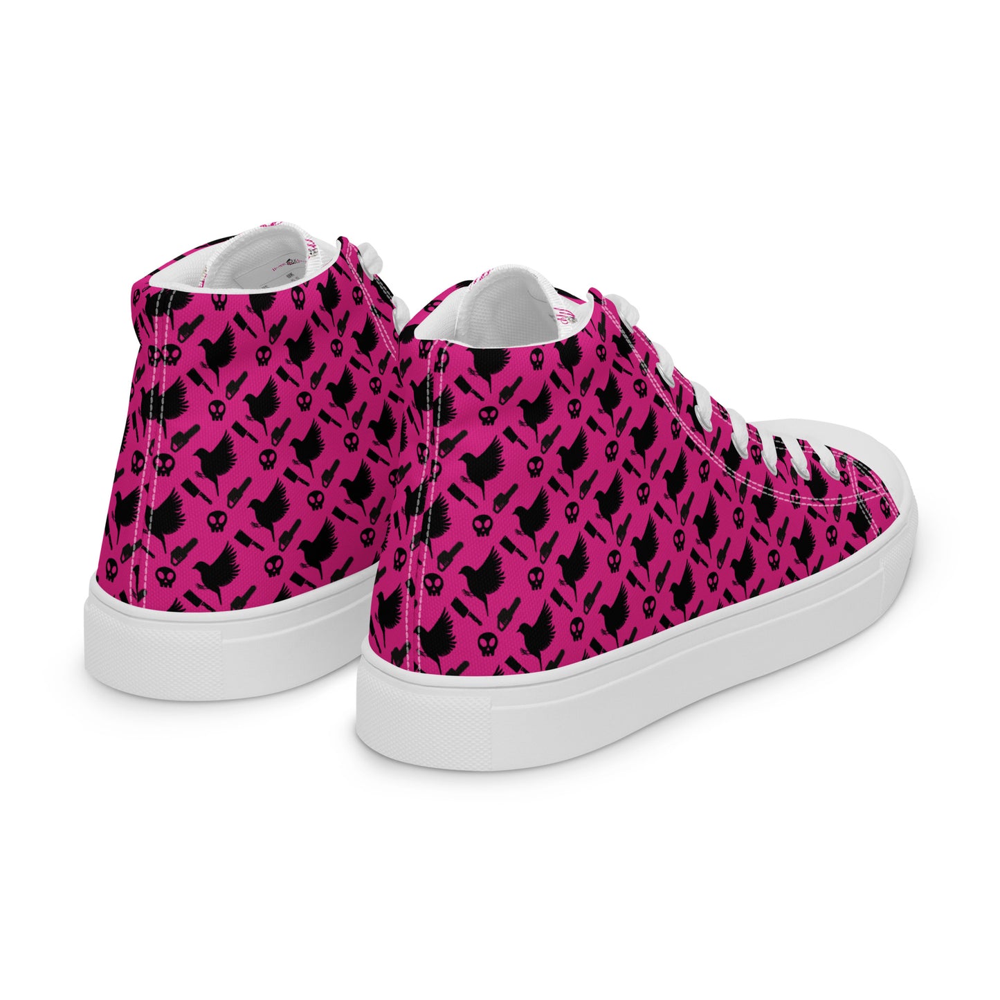 Pink B&B Women’s high top canvas shoes