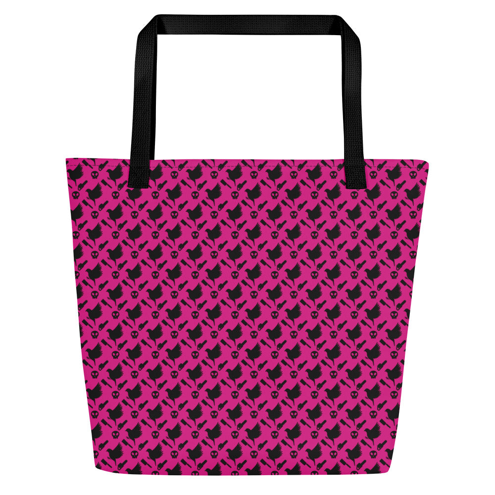 Pink Butcher & Blackbird Large Tote Bag