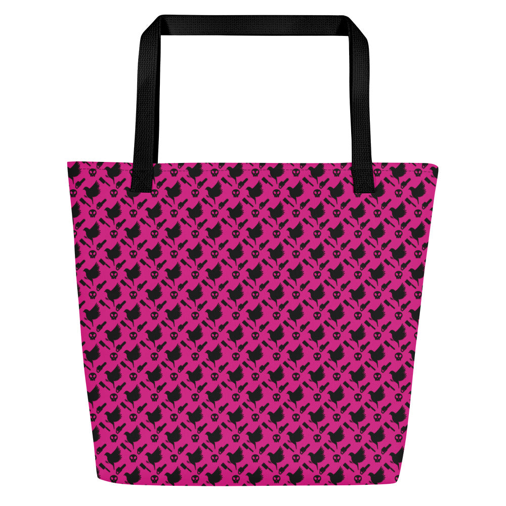 Pink Butcher & Blackbird Large Tote Bag