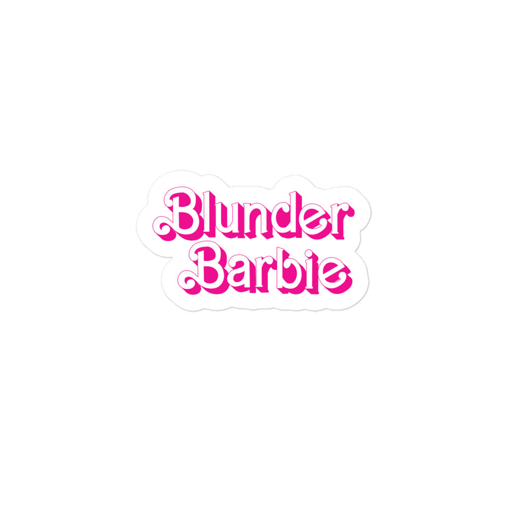 Blunder Barbie Sticker