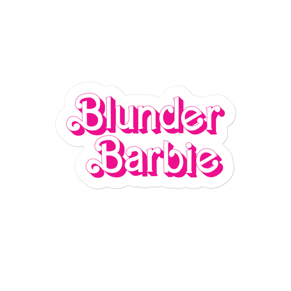 Blunder Barbie Sticker