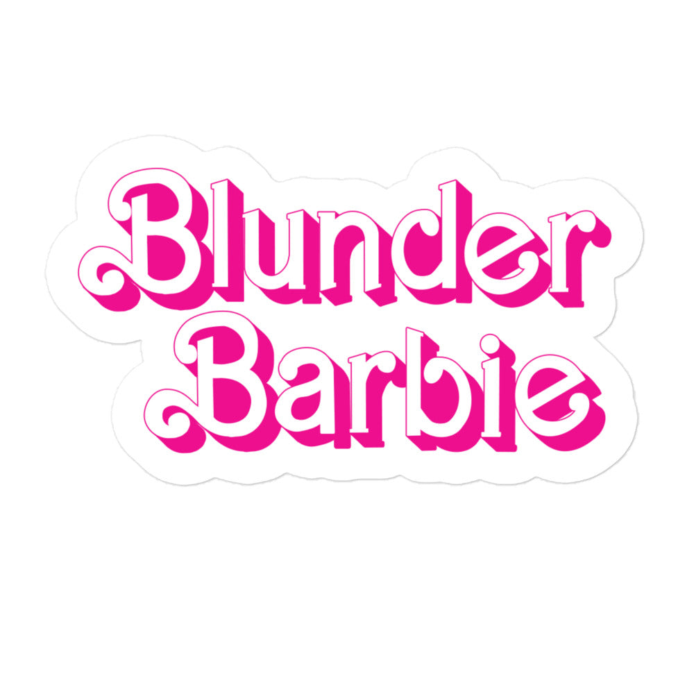 Blunder Barbie Sticker