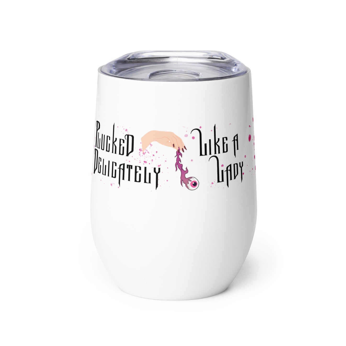 Plucked Eye Wine tumbler