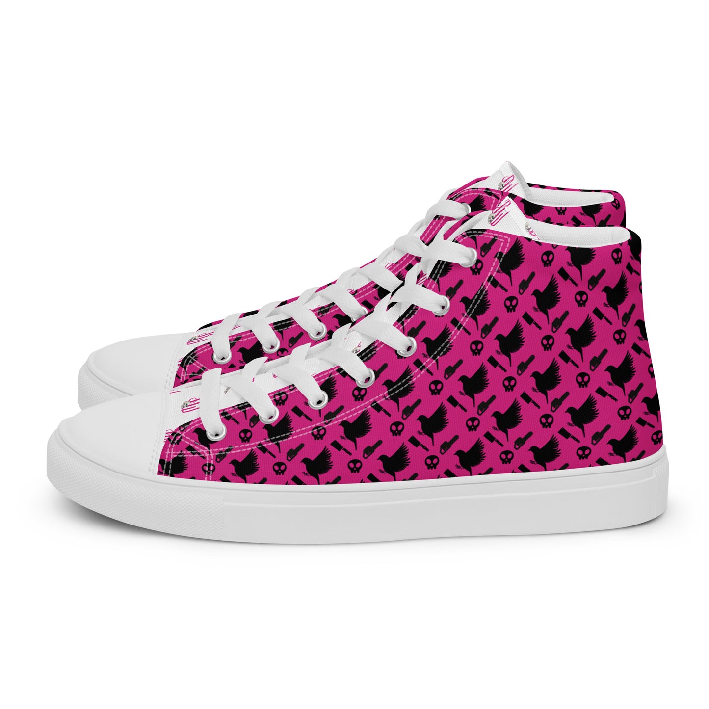 Pink B&B Women’s high top canvas shoes