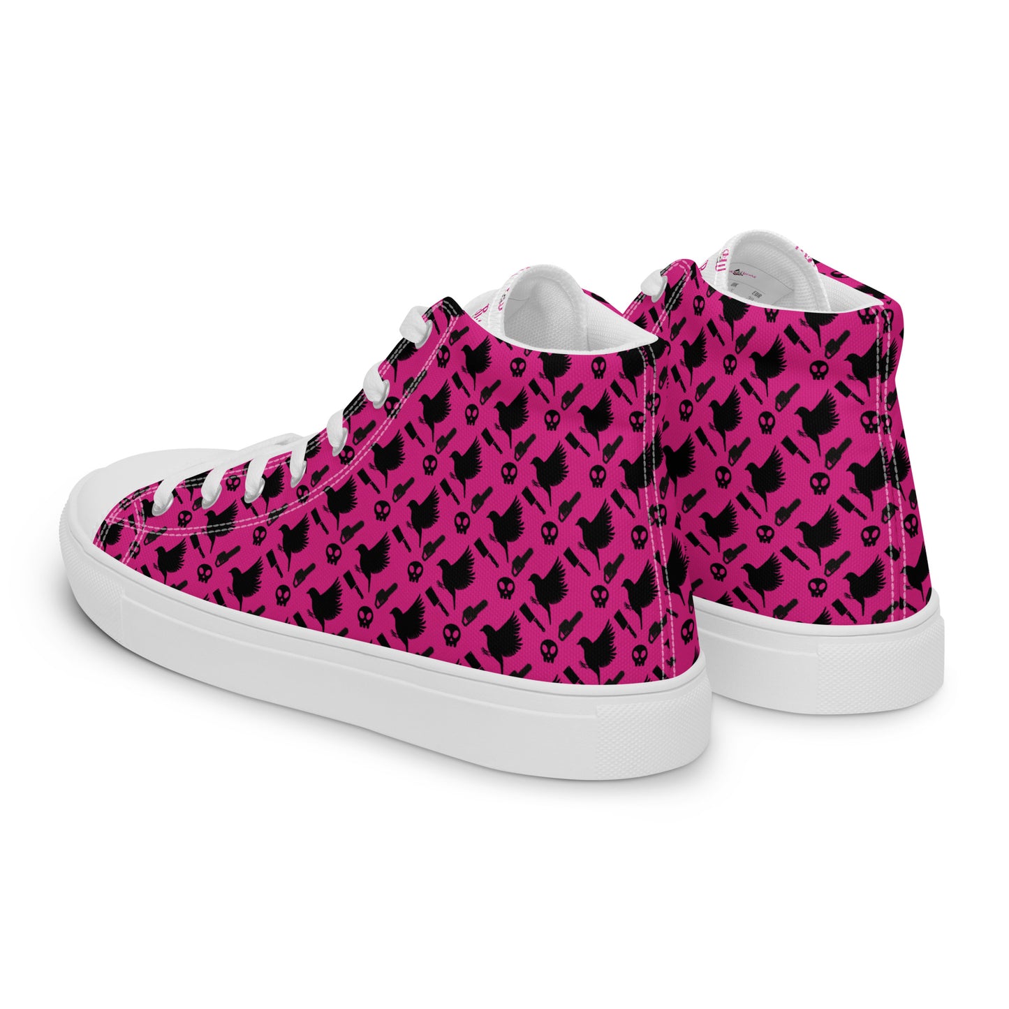 Pink B&B Women’s high top canvas shoes