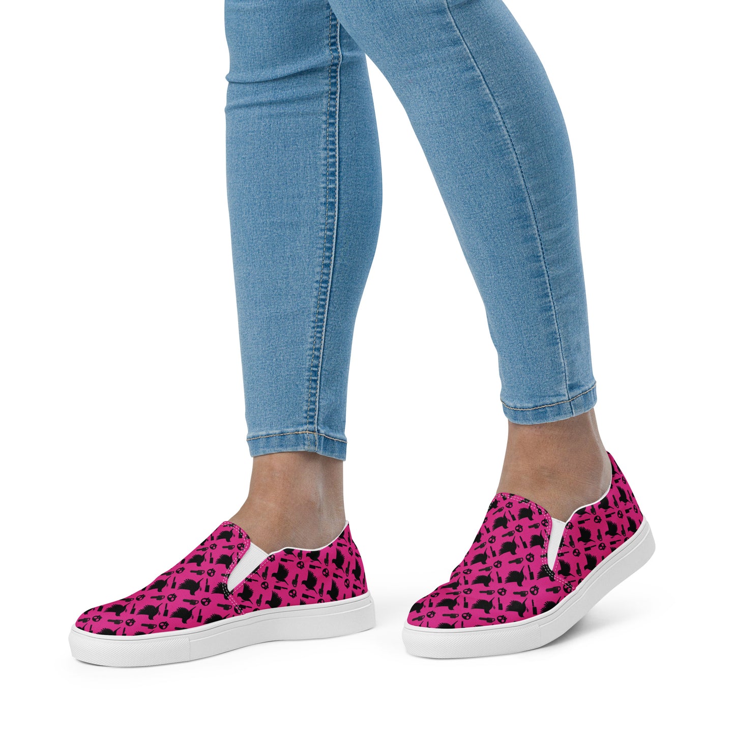 Pink B&B Women’s slip-on canvas shoes